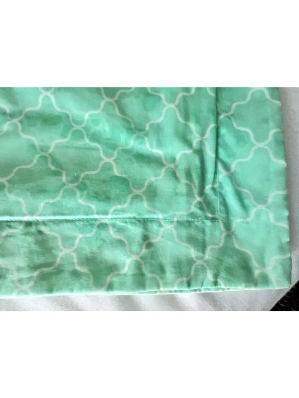 JONATHAN ADLER EURO Shams PR Happy Chic Trefoil Geometric Seafoam Green PRISTINE